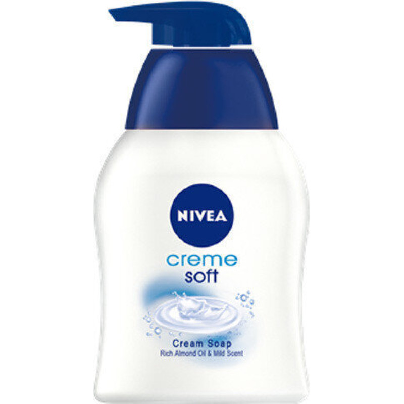 Krēmveida šķidrās ziepes Nivea Creme Soft 250 ml