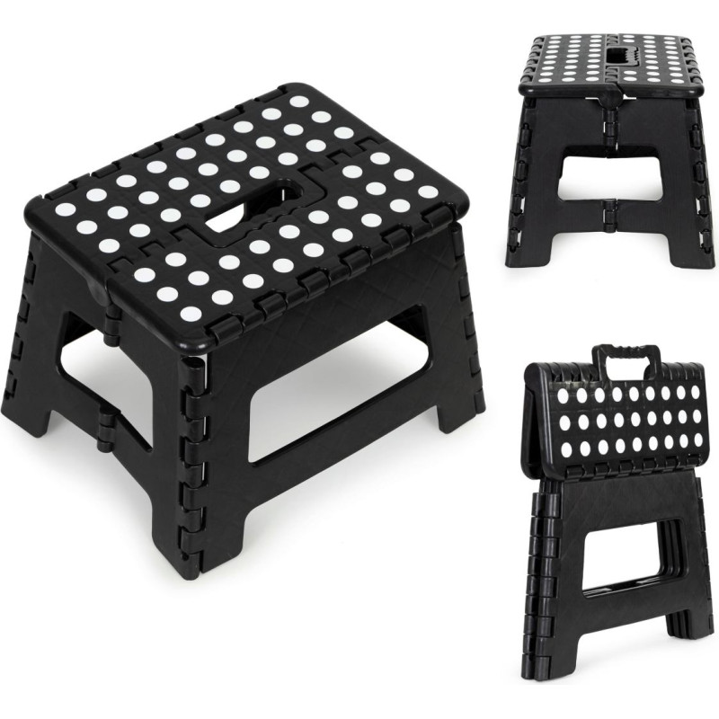 Modernhome Folding stool, 1-step plastic stool, 22 cm