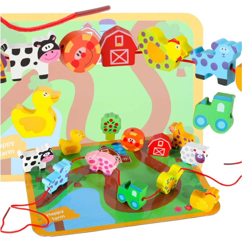 Koka bloki vītņošanas dēļu dēļu fermas dzīvniekiem