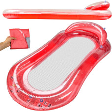 BESTWAY 43103 piepūšamais baseina matracis ar tīklu sarkans