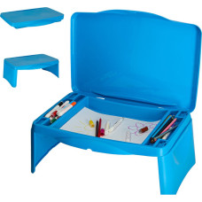 Bērnu auto galdiņš ar glabāšanas nodalījumu zils