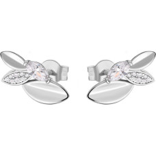 Charming silver earrings with cubic zirconia Gaia RZGA50