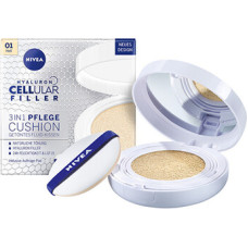 Nivea Hyaluron CELLular Filler 3in1 Care Cushion Makeup SPF15 - Slightly covering makeup in sponge 15 g