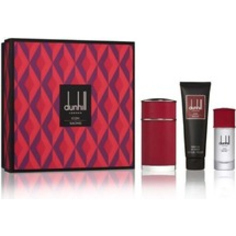 Dunhill Icon Racing Red D&aacute;rkov&aacute; sada EDP 100 ml, EDP 30 ml a sprchov&yacute; gel 90 ml