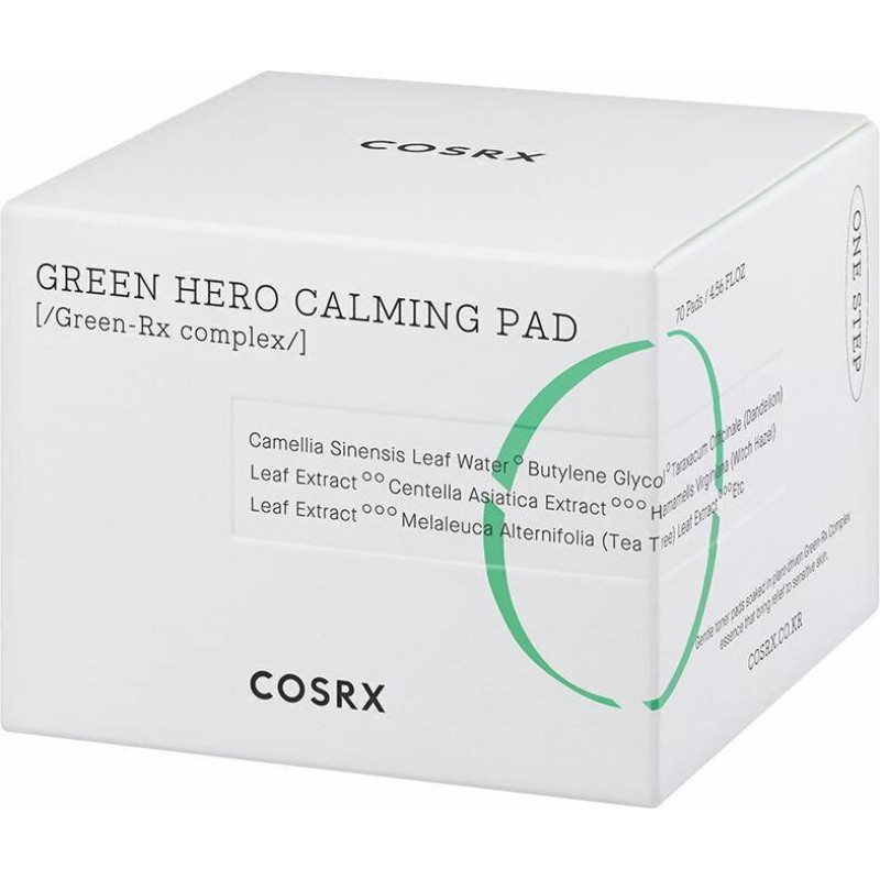 Sejas toneris Cosrx Green Hero kokvilnas vates spilventiņi  (70 gab.)