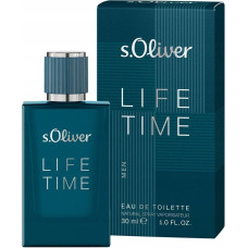 s.Oliver Life Time Men tualtais ūdens vīriešiem 30 ml – svaigi citrusaugļi un silti koksnes toņi