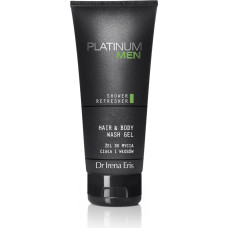 Dušas želeja un šampūns Dr Irena Eris Platinum Men Shower Refresher vīriešiem 200 ml