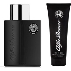 Alfa Romeo Black Gift Set EDT 125 ml and Shower Gel 90 ml