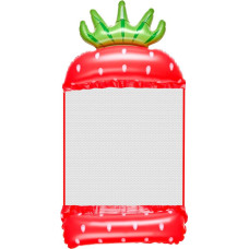 Piepūšamais pludmales matracis šūpuļtīkls ūdens atpūtas krēsls peldbaseins zemene