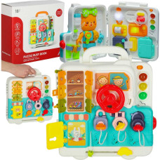 Sensorā montessori manipulatīvā tāfele montessori korpusa pogas lācītis XXL gaisma skaņa