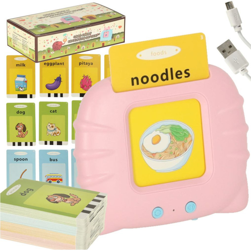 Angļu valodas vārdu krājuma karšu lasītājs 112 kartes