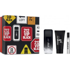 Carolina Herrera 212 VIP Men Black EDP gift set 100 ml, shower gel 100 ml and miniature EDP 10 ml