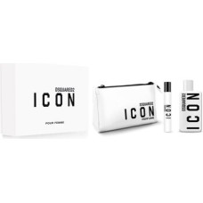 Dsquared2 Icon Pour Femme D&aacute;rkov&aacute; sada EDP 100, miniaturka EDP 10 ml a kosmetick&aacute; ta&scaron;tička