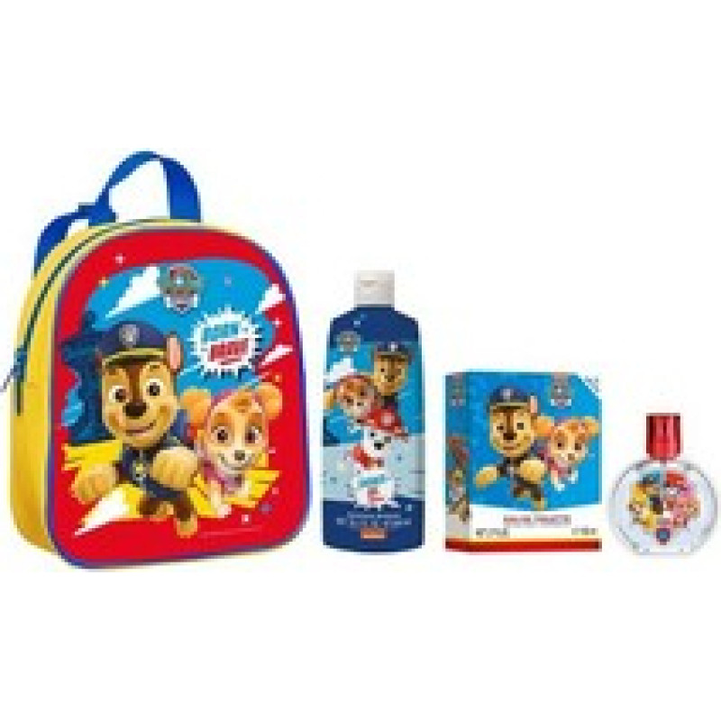 Fragrances For Children Paw Patrol Gift set EDT 50 ml, shower gel 300 ml and backpack