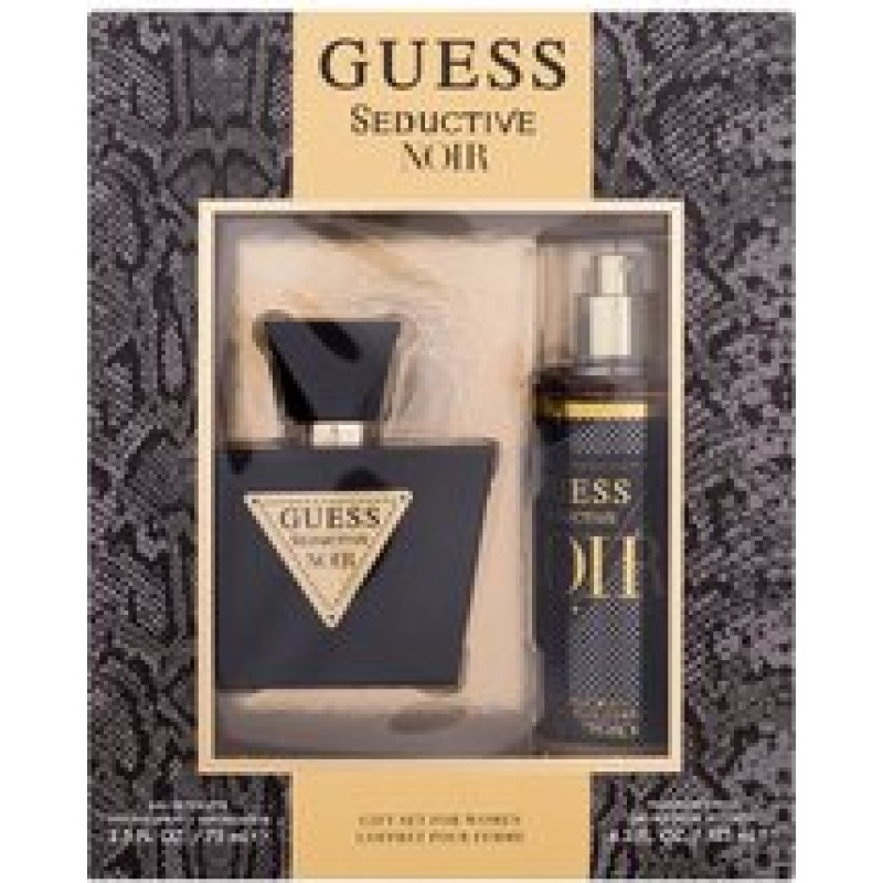 Guess Seductive Noir Gift set EDT 75 ml and body spray 125 ml