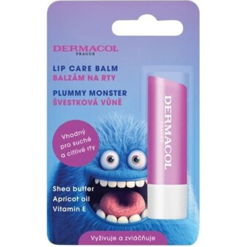 Dermacol Lip care Balm Plummy Monster - Vyživuj&iacute;c&iacute; balz&aacute;m na rty