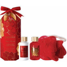 Parisax Winter Blossom Cracker Trio Bath Set - D&aacute;rkov&aacute; sada tělov&eacute; p&eacute;če s vůn&iacute; magnolie
