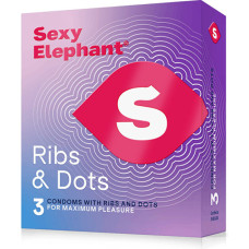 Ribs & Dots ribbed condoms - Variant: 12 ks