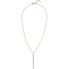 Gold-plated necklace with zircons AL5055.01.000