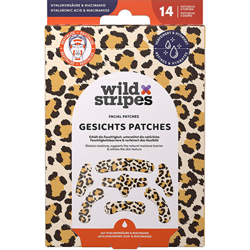 Hydrocolloid patches for the skin Animal Leo Facial Patches 14 pcs
