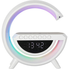 LED gaisma ar indukcijas lādētāju un radio