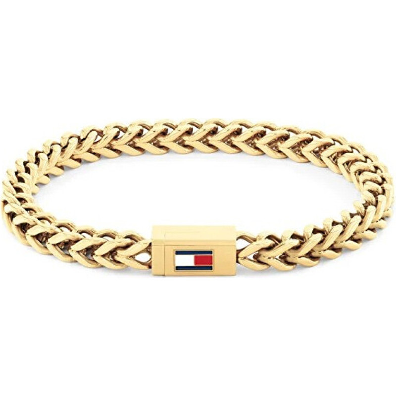 Modern gold-plated bracelet for men 2790648 - Length: 19 cm