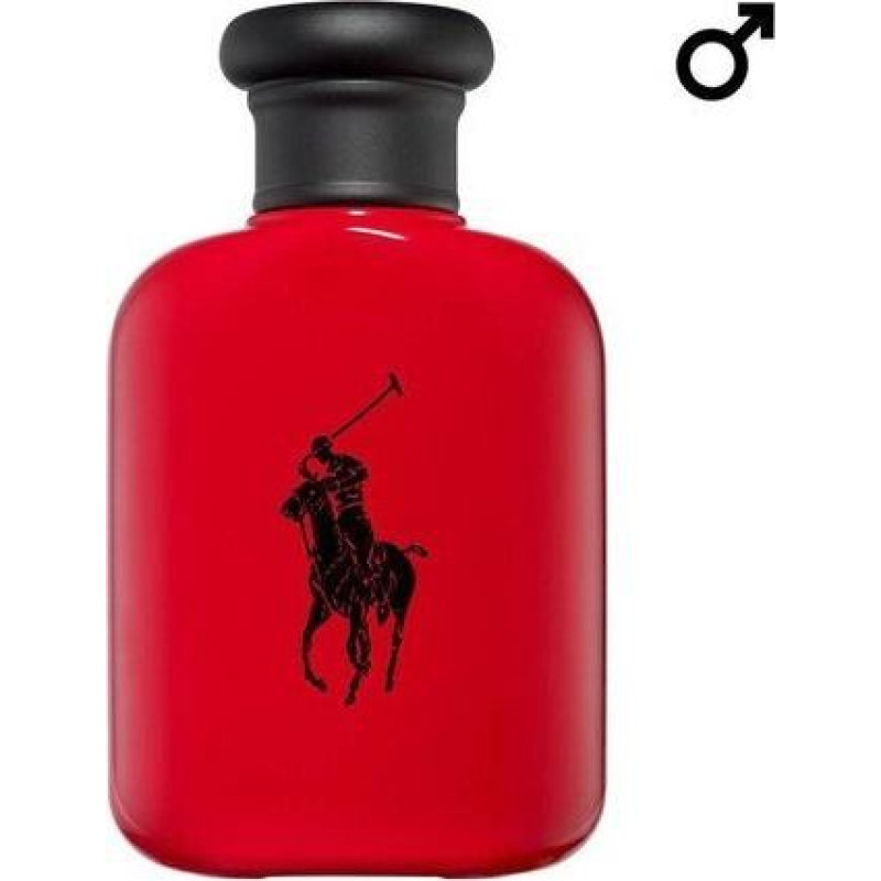 Tualetes ūdens Ralph Lauren Polo Red EDT vīriešiem, 75 ml