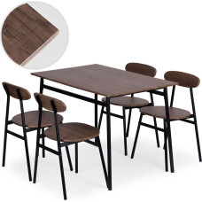 Modernhome Dining Room Furniture Set Table + 4 Chairs OSLO ModernHome