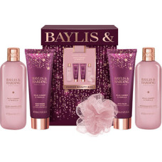 Baylis & Harding Pamper Beauty Box ( Wild Cherry & Vanilla ) - D&aacute;rkov&aacute; sada p&eacute;če o tělo v krabičce ( 5 ks )