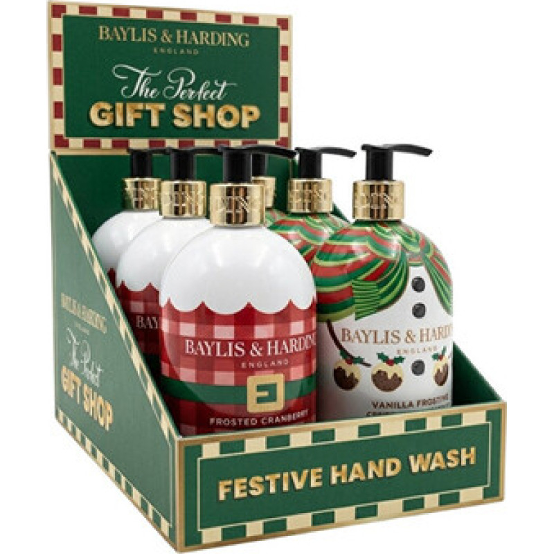 Baylis & Harding Festive Friends Soap - Tekut&eacute; m&yacute;dlo ( Santa / Sněhul&aacute;k )