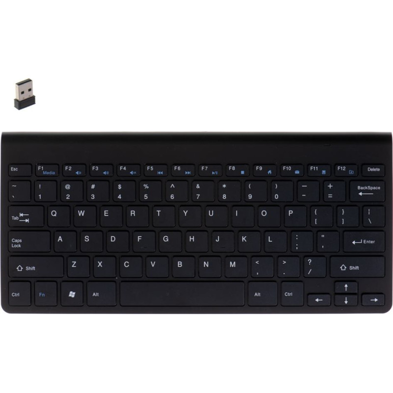 Smart TV bezvadu tastatūra melna