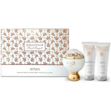 Afnan Souvenir Floral Bouquet Gift set EDP 100 ml, shower gel 100 ml and body lotion 100 ml