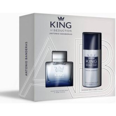 Antonio Banderas King Of Seduction D&aacute;rkov&aacute; sada EDT 100 ml a deospray