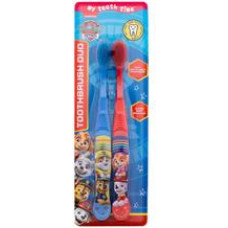 Fragrances For Children Paw Patrol Toothbrush Duo Super Soft 4-6 ( Blue and Red  )