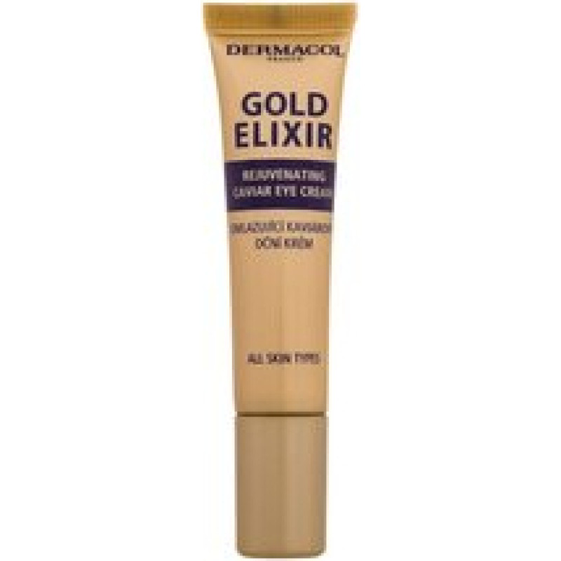 Dermacol Gold Elixir Rejuvenating Caviar Eye Cream - Omlazuj&iacute;c&iacute; kavi&aacute;rov&yacute; očn&iacute; kr&eacute;m