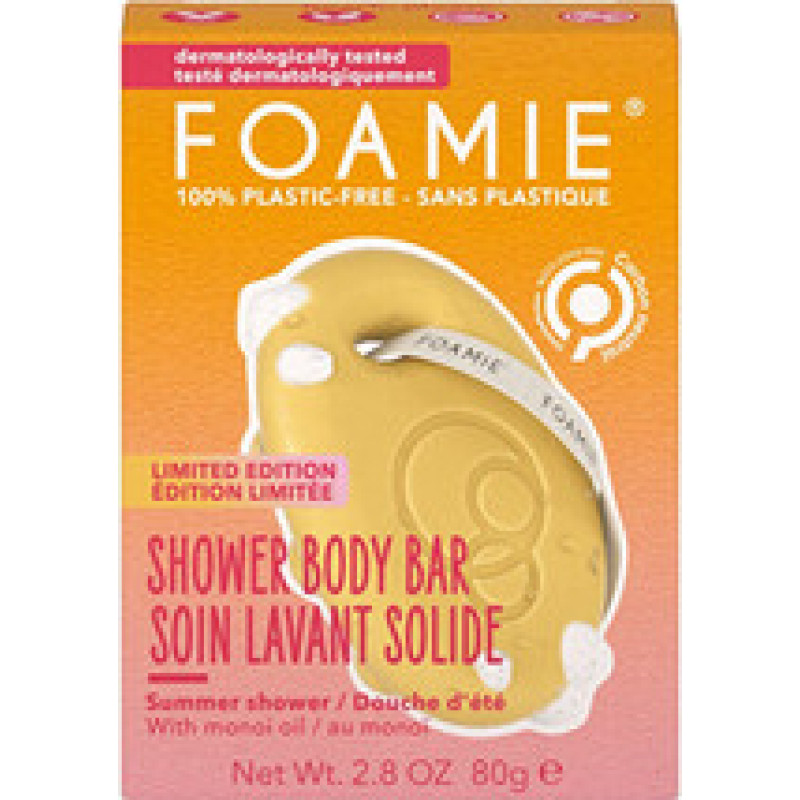 Foamie Beach Please Shower Body Bar - Tuh&aacute; sprchov&aacute; p&eacute;če