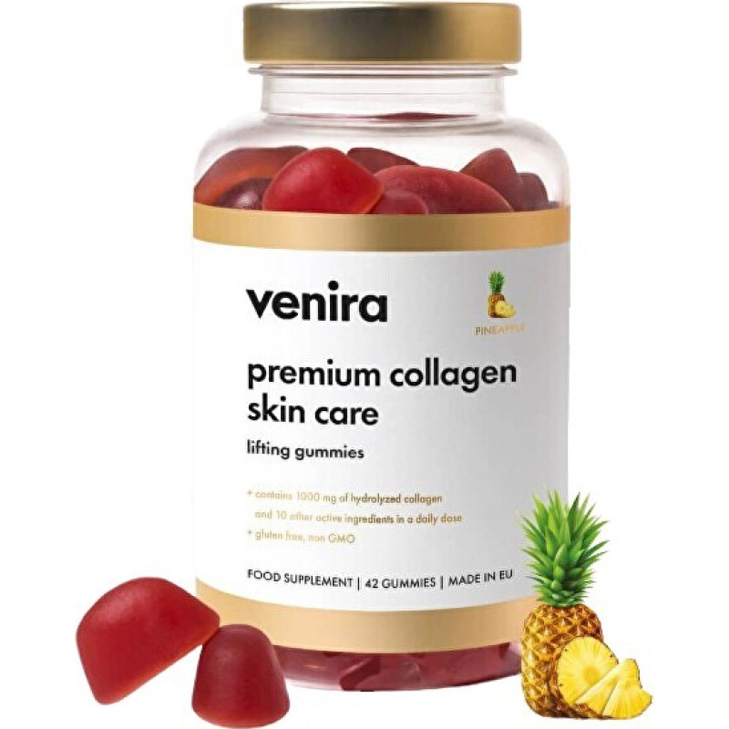 Premium collagen candies for the skin - pineapple 42 pcs.