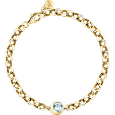 Charming gold-plated bracelet with topaz Tesori eterni SAXN37