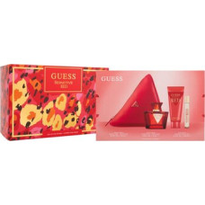 Guess Seductive Red D&aacute;rkov&aacute; sada EDT 75 ml, tělov&eacute; ml&eacute;ko 100 ml, miniaturka EDT 15 ml a kosmetick&aacute; ta&scaron;tička