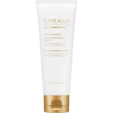 Missha Super Aqua Cell Renew Snail Cleansing Foam - Čistic&iacute; pleťov&aacute; pěna se &scaron;neč&iacute;m extraktem