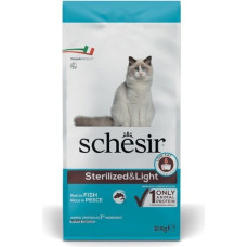 Schesir Sterilized & Light Fish sterilizētiem kaķiem ar zivīm, 10 kg