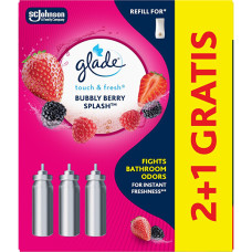 Touch & Fresh Bubble Berry Splash 2+1 Air Freshener Refill Set