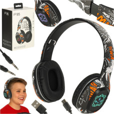 Bluetooth bezvadu austiņas Gaming Sport melnas
