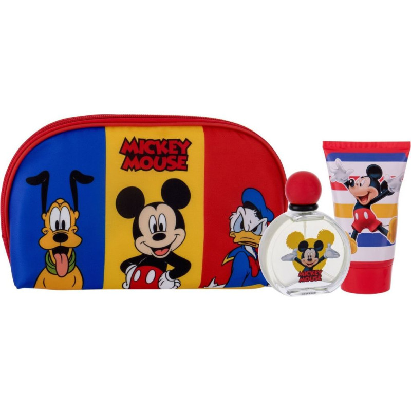 Komplekts Disney Mickey Mouse (Pelīte Mikkijs) zēniem: tualetes ūdens EDT 50 ml + dušas želeja 100 ml