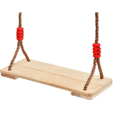 Dārza šūpoles - GR0124 - Koks - 10 mm regulējama virve - Slodze 70 kg