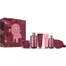 Grace Cole Velvet Plum & Soft Suede Body Care Set - D&aacute;rkov&aacute; sada p&eacute;če o tělo ( 6 ks )