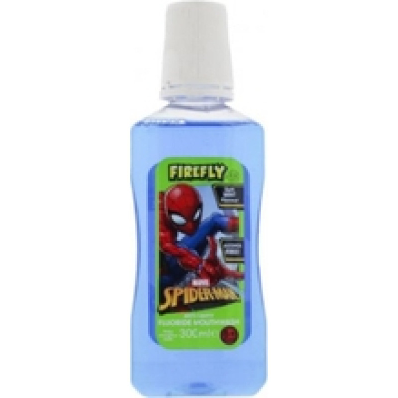 Fragrances For Children Firefly Spiderman Anti-Cavity Fluoride Mouthwash - &Uacute;stn&iacute; voda