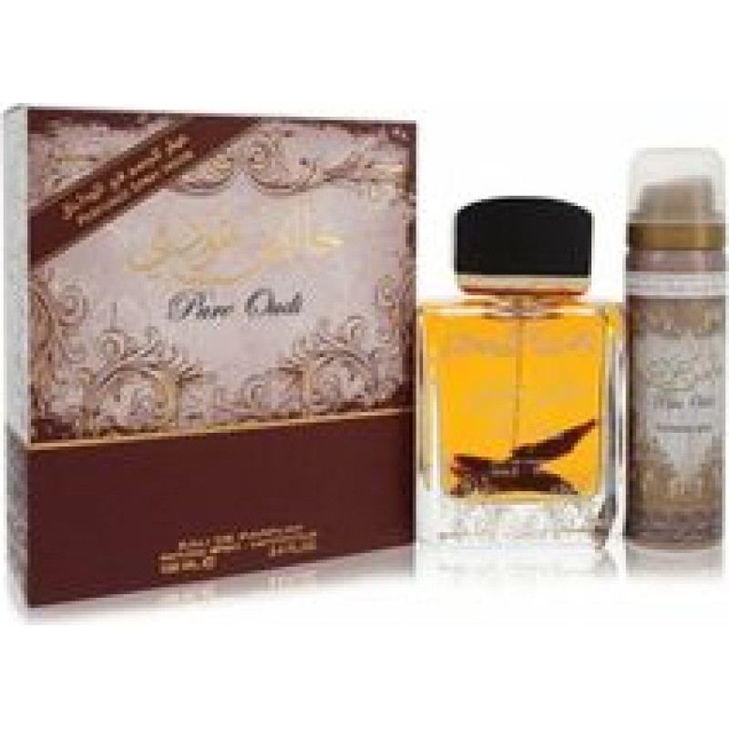 Lattafa Perfumes Pure Oudi Gift set EDP 100 ml and deospray 50 ml