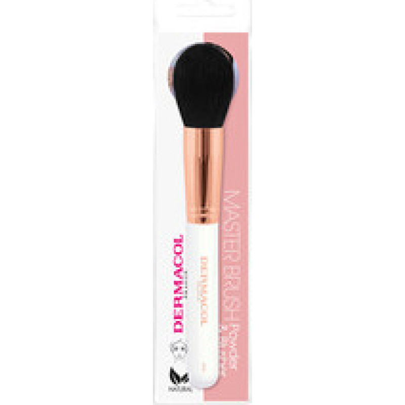 Dermacol Rose Gold D56 Brush - Kosmetick&yacute; &scaron;tětec na pudr a tv&aacute;řenku s pouzdrem