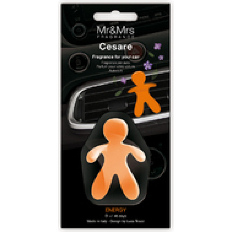 Mr & Mrs Fragrance Cesare Car Air Freshener Energy 1 pc